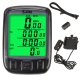 Bicycle Waterproof LCD Speedometer Speed Counter (27 Functions), Black