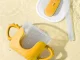 Baby Sippy Cup with Silicone Handles and Straw, 300ml, Yellow