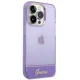 Guess Translucent Case for iPhone 14 Pro Max - Purple