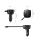 Orico FC-66-1A2C 66W Car Charger with Retractable USB-C Cable - Black