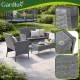 Rattan Garden Furniture Set Gardlov 26907, Anthracite