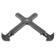 Maclean MC-836 Laptop Holder for VESA Monitor Mounts, 11\"-17\", Black