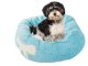 Soft plush pet bed for dogs and cats, round, 50cm
