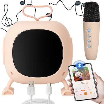 F23A Bluetooth Karaoke Speaker with Microphone & RGB LED