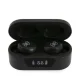 Guess TWS Bluetooth Headphones with Docking Station - Black