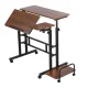 Maclean Mobile Ergonomic Desk, Black, 80x60cm, MC-124 B