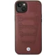 BMW Leather Seats Pattern Case for iPhone 14, Burgundy
