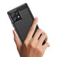 Carbon Case Silicone Case for Motorola Edge 40 Pro, Black