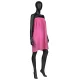 Terry Cosmetic Cape with Velcro Fastening, 70x150 cm, Pink