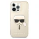 Karl Lagerfeld iPhone 13 / 13 Pro Case Glitter Karl\'s Head, Gold
