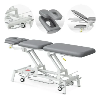 4FIZJO ERGO Electric Massage and Rehabilitation Table, Grey