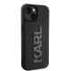 Karl Lagerfeld iPhone 15 Case 3D Logo Glitter, Black