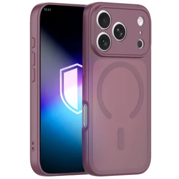 3mk Misty MagCase Deep Cherry Case for iPhone 17 Pro Max / 18 Pro Max, Burgundy