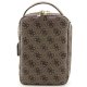 Guess 4G Printed Stripes Accessory Organizer Bag, Brown