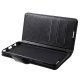 Huawei P10 2017 (VTR-L29) Litchi Texture Wallet Leather Mobile Phone Cover Case, Black