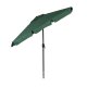 MultiGarden Rectangular Garden Umbrella with Crank, 200x130 cm, Green