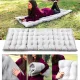 Garden Lounger Cushion with Ties 145 x 52 cm ModernHome, Grey