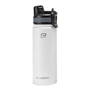 Rockbros Thermal Bicycle Bottle 550 ml, White