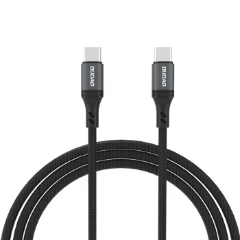 Dudao L3CC USB-C to USB-C 60W Nylon Braided Cable, 2m, Black