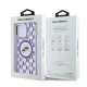 Karl Lagerfeld iPhone 15 Pro Case IML Monogram Karl & Choupette MagSafe, Purple