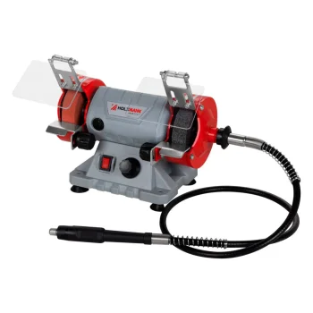 Holzmann DSM75SET_230V Mini Double Grinder with Flexible Shaft