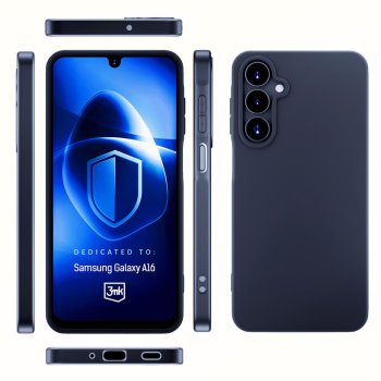 3mk Matt Case for Samsung Galaxy A16 Black
