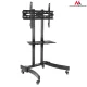 Maclean MC-739 Mobile TV Cart Floor Stand on Wheels 32-65\" up to 40kg