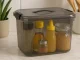 Storage Box with Lid and Handle, 20L, Black