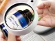 LED Magnifying Desk Lamp with 10x Magnification, white
