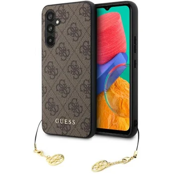 Guess 4G Charms Case for Samsung Galaxy A54 5G, Brown