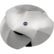 Alessi Resonance ABI02 Stainless Steel Fruit Bowl, 38 cm, Silver