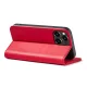 Magnet Fancy Case for iPhone 14 Pro Max Wallet Flip Cover, Red