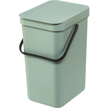 Brabantia Sort & Go Waste Bin 12 L, Jade Green