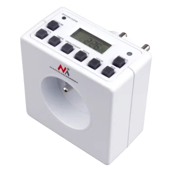 Maclean MCE30 Digital Timer, 3600W, White