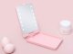 Foldable LED Makeup Mirror with Lights, Portable Cosmetic Mirror for Travel