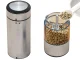 Electric Salt and Pepper Grinder with LED Light, Silver