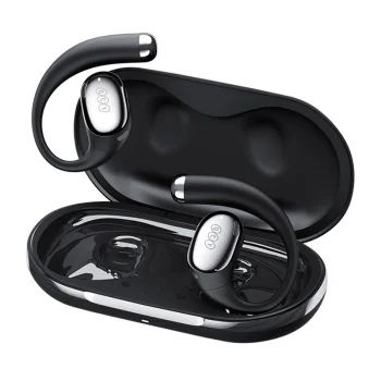 QCY Crossky R70 OWS Open-Ear Wireless Headphones with Ear Hooks - Black