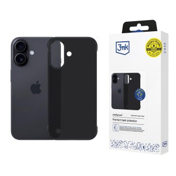 3mk Just20g Matt Case for Apple iPhone 16 Plus Matte Black