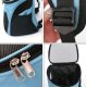 Foldable Mesh Cat Dog Backpack Bag Pet Carrier, Blue