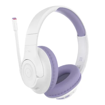 Belkin Soundform Inspirer Kids Wireless On-Ear Headphones, White/Lavender