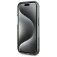 Karl Lagerfeld iPhone 15 Pro Case MagSafe IML Metal K. Head, Black