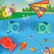 Montessori bee magnet wooden fishing game