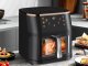 Large Air Fryer 10L (10.5 QT), 1400W Oil-Free Oven for the Whole Family, Black