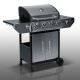 Berdsen Bd-896 Gas Grill with Cast Iron Grate and Lid, 4+1 Burners