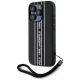 Karl Lagerfeld iPhone 15 Pro Max Case Saffiano Athleisure Stripes Cord, Pink