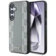 DKNY Leather Checkered Pattern MagSafe Case for Samsung Galaxy S25 taupe