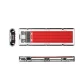 Orico TCM2-C3 M.2 NVME to USB-C 10Gb/s SSD Enclosure, Red