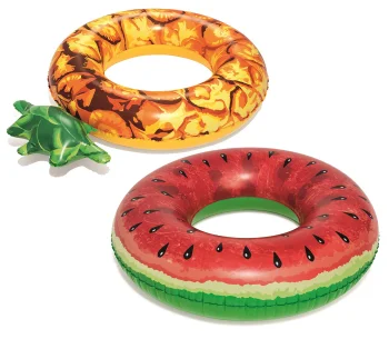 Bestway 36121 Inflatable Swim Ring Pineapple, 116 x 88 cm