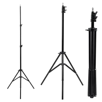 Maclean MC-163 Ring Light Tripod Stand 12", Black