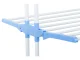 Multifunctional Folding Laundry Clothe Drying Rack Dryer Garment Hanger Stand, 170cm